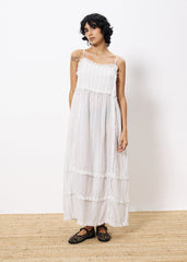 CLIO WHITE MAXI DRESS