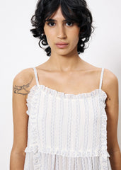 CLIO WHITE MAXI DRESS