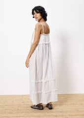 CLIO WHITE MAXI DRESS