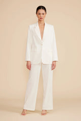 TARA WHITE CUPRO BLAZER