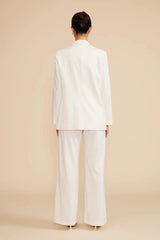 TARA WHITE CUPRO BLAZER