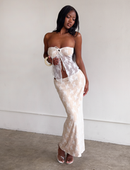 KAROLINA TOP - WHITE : WHITE LACE