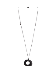 FAELLA PENDANT NECKLACE - BLACK