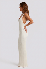 Eden Backless Knit Maxi Dress