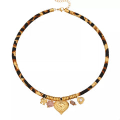 Leopard 18K Gold-Plated Necklace