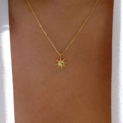 Sunburst Pendant Necklace