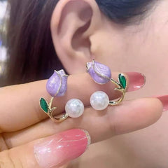 Flower Stud Earrings