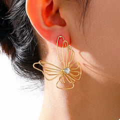 18K Gold-Plated Butterfly Earrings