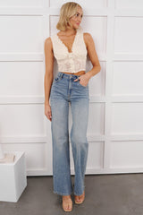 Kamryn Wide Leg Hidden Jeans (Medium Vintage)