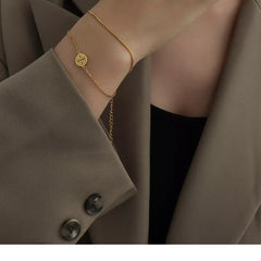 18K Gold-Plated Double Layered Bracelet