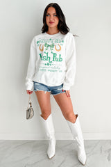 Paddy's Irish Pub Graphic Sweatshirt (White)