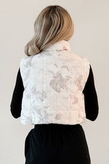 Ellery Papermoon Reversible Puffer Vest (White/Grey)