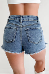 Hermione Frayed Very J Shorts (Denim)