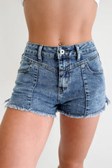 Hermione Frayed Very J Shorts (Denim)